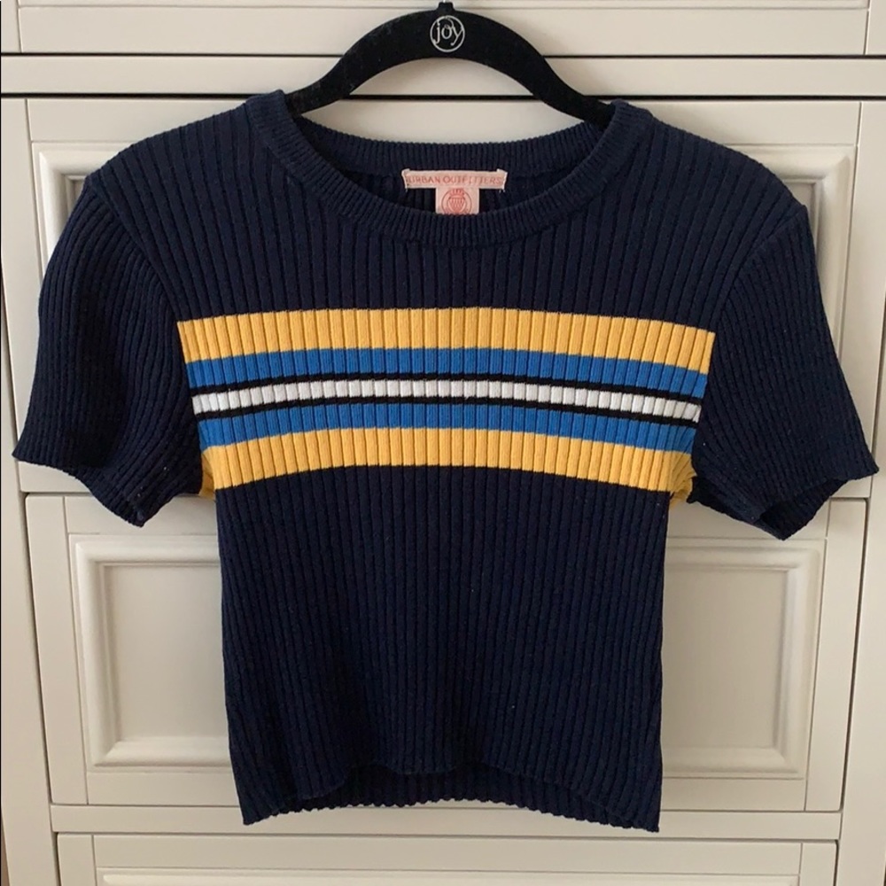 URBAN OUTFITTERS Striped Crop Top